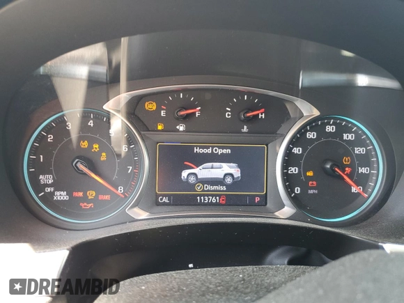 2020 Chevrolet Traverse LT with VIN 1GNERHKW1LJ301085, listed as a Copart auction lot 55401435 with 113,761 mi miles and Salvage title. Bid and sale history available at DreamBid. Image 9.