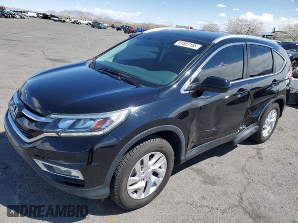 2015 Honda CR-V EX-L with VIN 2HKRM3H74FH517456, listed as a Copart auction lot 51527185 with 39,843 mi miles and Salvage Title. Bid and sale history available at carsss.com. Image 1.