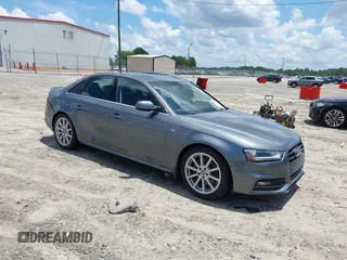 2014 Audi A4 Premium Plus with VIN WAUFFAFL5EN014760, listed as a IAAI auction lot 42755132 with 79,112 mi miles and . Bid and sale history available at DreamBid. Image 1.