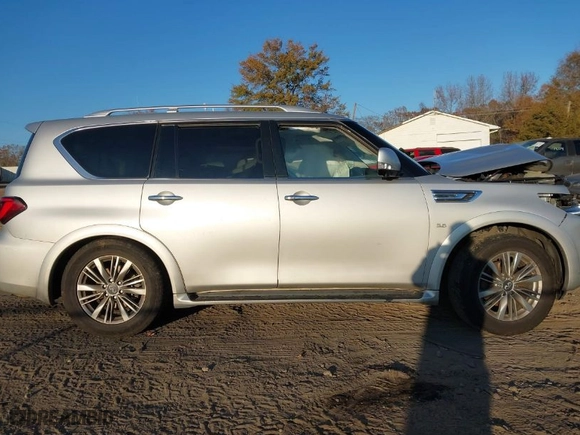 2018 Infiniti QX80 with VIN JN8AZ2NF1J9660374, listed as a IAAI auction lot 40985865 with NaN miles. Bid and sale history available at carsss.com. Image 14.