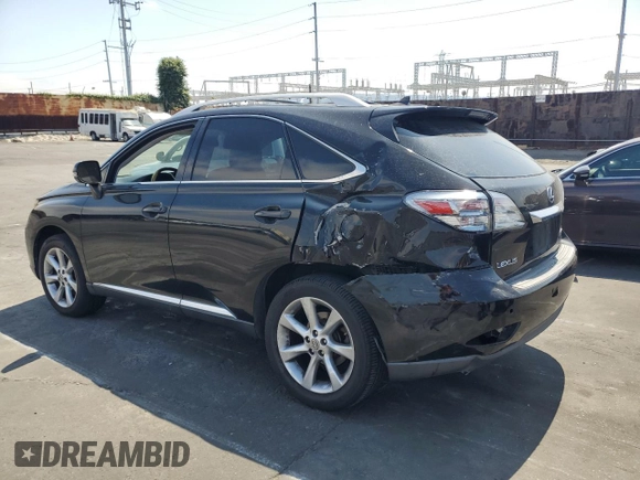 2010 Lexus RX 350 with VIN JTJZK1BA1A2407924, listed as a Copart auction lot 60111855 with 157,055 mi miles and Salvage title. Bid and sale history available at DreamBid. Image 2.