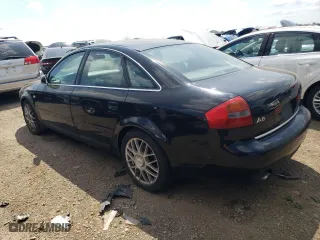 2002 Audi A6 with VIN WAULD64B32N096886, listed as a Copart auction lot 67728714 with 0 mi miles and Salvage Title. Bid and sale history available at carsss.com. Image 2.