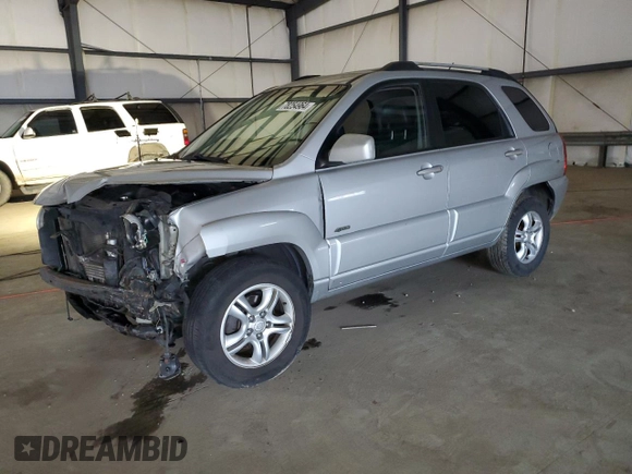 2005 Kia Sportage LX with VIN KNDJE723757091918, listed as a Copart auction lot 78254964 with 177,050 mi miles and Salvage Title. Bid and sale history available at carsss.com. Image 1.