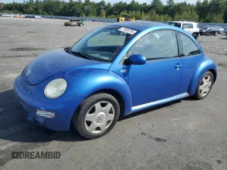 2001 Volkswagen Beetle GLS with VIN 3VWCK21CX1M447975, listed as a Copart auction lot 71969754 with 90,799 mi miles and Salvage Title. Bid and sale history available at DreamBid. Image 1.