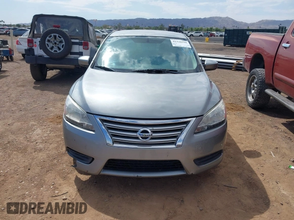 2014 Nissan Sentra S with VIN 3N1AB7AP3EY220784, listed as a IAAI auction lot 42220590 with 148,510 mi miles and . Bid and sale history available at DreamBid. Image 6.