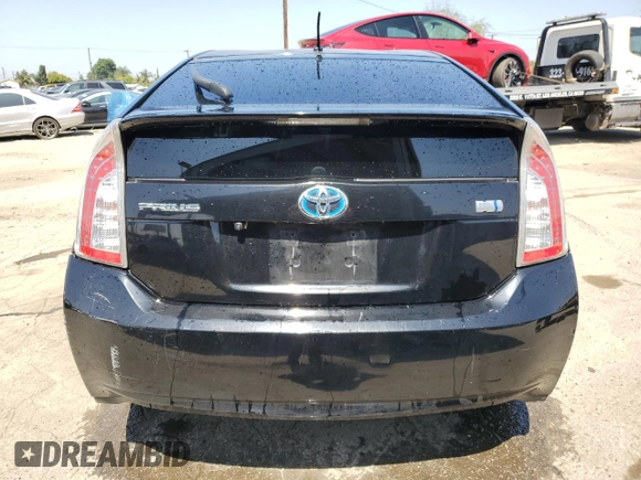 2013 Toyota Prius One with VIN JTDKN3DU7D5664975, listed as a Copart auction lot 55036415 with 283,938 mi miles and Salvage Title. Bid and sale history available at DreamBid. Image 6.