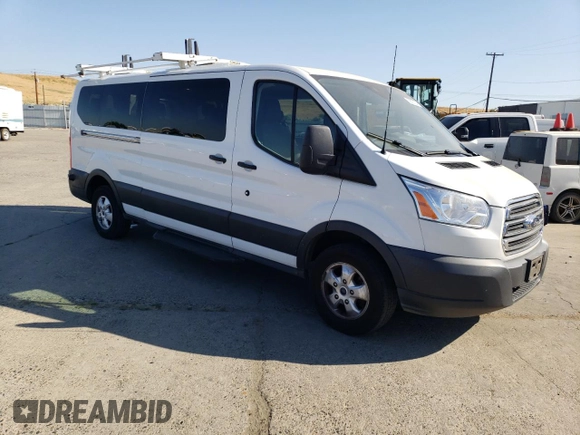 2018 Ford Transit Passenger XL with VIN 1FBZX2YG9JKA72955, listed as a Copart auction lot 59350194 with 151,401 mi miles and Salvage title. Bid and sale history available at DreamBid. Image 4.