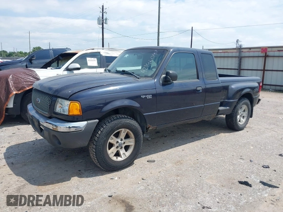 2002 Ford Ranger XL Fleet with VIN 1FTZR45E32PA88741, listed as a IAAI auction lot 42196048 with 105,309 mi miles. Bid and sale history available at carsss.com. Image 2.