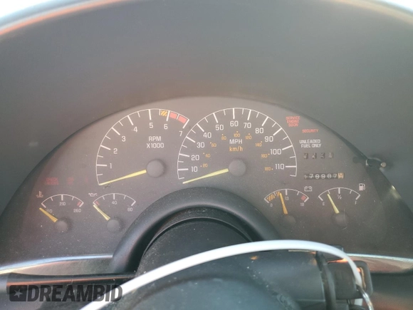 1994 Pontiac Firebird Firebird z VIN 2G2FS22S6R2226302, wystawiony jako Copart lot #46945885 z przebiegiem 179 987 mil mil oraz Szkoda całkowita • Salvage title. Historia ofert i sprzedaży dostępna na DreamBid. Obrazek 9.