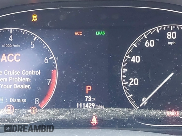 2018 Honda Accord EX with VIN 1HGCV1F4XJA119203, listed as a IAAI auction lot 42107069 with 111,429 mi miles and . Bid and sale history available at DreamBid. Image 7.