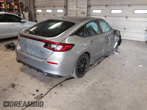 2023 Honda Civic Sport with VIN 19XFL2H80PE010679, listed as a IAAI auction lot 42026973 with 25,701 mi miles and . Bid and sale history available at DreamBid. Image 4.