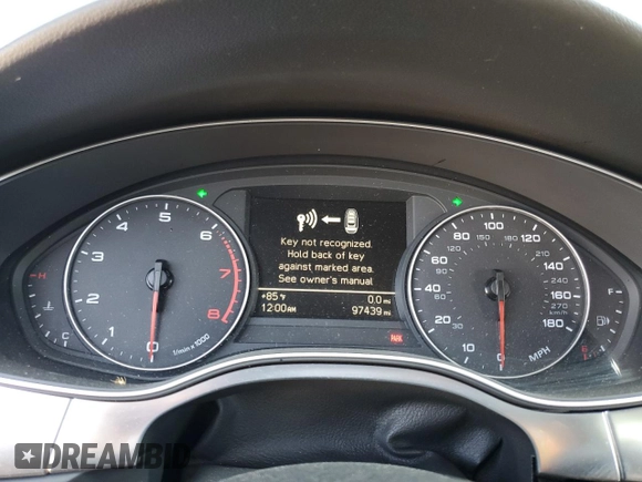 2015 Audi A6 2.0T Premium with VIN WAUCFAFC7FN013579, listed as a Copart auction lot 88356155 with 97,439 mi miles and Salvage Title. Bid and sale history available at carsss.com. Image 9.