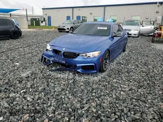 2014 BMW 4 Series 435i xDrive with VIN WBA3R5C50EK187272, listed as a Copart auction lot 56579855 with 129,873 mi miles and Salvage title. Bid and sale history available at DreamBid. Image 13.