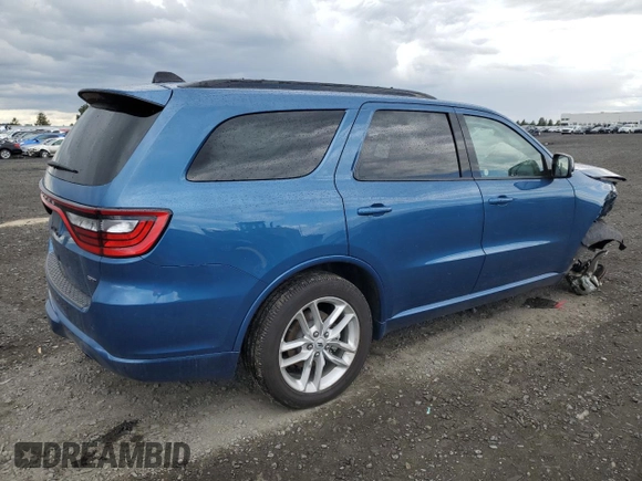 2025 Dodge Durango GT Plus with VIN 1C4RDJDG0SC517969, listed as a Copart auction lot 57299015 with 6,899 mi miles and Non repairable. Bid and sale history available at DreamBid. Image 3.
