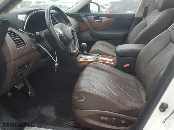 2015 Infiniti QX70 with VIN JN8CS1MW6FM480790, listed as a Copart auction lot 70639533 with 73,040 mi miles. Bid and sale history available at carsss.com. Image 7.