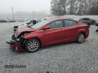 2015 Hyundai Elantra SE with VIN 5NPDH4AE1FH600727, listed as a Copart auction lot 87732355 with 108,703 mi miles and Salvage title. Bid and sale history available at DreamBid. Image 1.