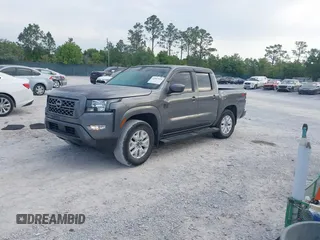 2022 Nissan Frontier SV with VIN 1N6ED1EJ1NN641280, listed as a IAAI auction lot 42097539 with 21,654 mi miles and . Bid and sale history available at DreamBid. Image 18.