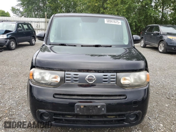 2009 Nissan Cube SL z VIN JN8AZ28RX9T128917, wystawiony jako Copart lot #58941675 z przebiegiem 113 263 mil mil oraz Szkoda całkowita • Salvage title. Historia ofert i sprzedaży dostępna na DreamBid. Obrazek 4.