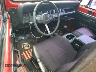 1995 Jeep Wrangler S with VIN 1J4FY19P2SP255844, listed as a Copart auction lot 80221564 with 225,551 mi miles and Non Repairable. Bid and sale history available at carsss.com. Image 8.