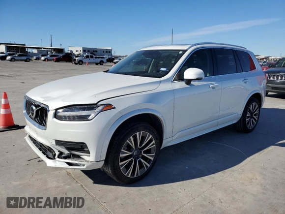 2020 Volvo XC90 Momentum with VIN YV4102PK8L1564739, listed as a Copart auction lot 87068654 with 47,655 mi miles and Salvage Title. Bid and sale history available at carsss.com. Image 1.