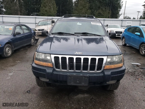 2001 Jeep Grand Cherokee Laredo with VIN 1J4GW48N91C560288, listed as a Copart auction lot 87030774 with 157,544 mi miles and Salvage Title. Bid and sale history available at carsss.com. Image 5.