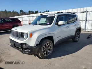 2015 Jeep Renegade Latitude z VIN ZACCJBBT1FPB83313, wystawiony jako Copart lot #52942905 z przebiegiem 59 671 mil mil oraz Szkoda całkowita • Salvage title. Historia ofert i sprzedaży dostępna na DreamBid. Obrazek 1.