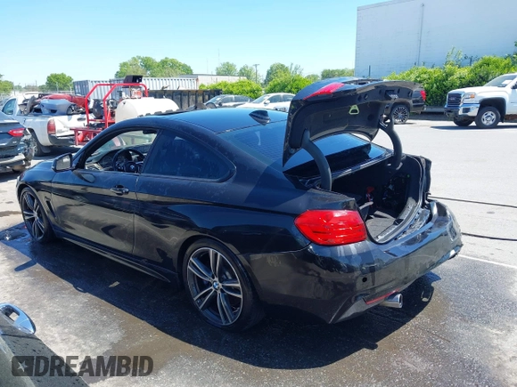 2015 BMW 4 Series 435i with VIN WBA3R1C56FK194060, listed as a IAAI auction lot 42061619 with 153,384 mi miles and . Bid and sale history available at DreamBid. Image 14.