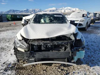 2021 Infiniti Q50 Red Sport 400 with VIN JN1FV7DR7MM880385, listed as a Copart auction lot 44394645 with 48,343 mi miles and Salvage title. Bid and sale history available at DreamBid. Image 5.