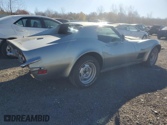 1972 Chevrolet Corvette with VIN 1Z37K2S5210274, listed as a Copart auction lot 85667144 with 64,356 mi miles and Clean title. Bid and sale history available at DreamBid. Image 3.