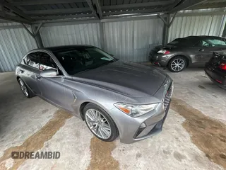 2021 Genesis G70 2.0T z VIN KMTG34LAXMU074866, wystawiony jako Copart lot #56966995 z przebiegiem 54 000 mil mil oraz Tytuł czysty. Historia ofert i sprzedaży dostępna na DreamBid. Obrazek 1.