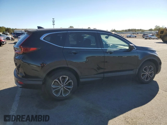 2021 Honda CR-V EX-L with VIN 7FARW2H80ME020658, listed as a Copart auction lot 70383074 with 17,535 mi miles and Salvage Title. Bid and sale history available at DreamBid. Image 3.