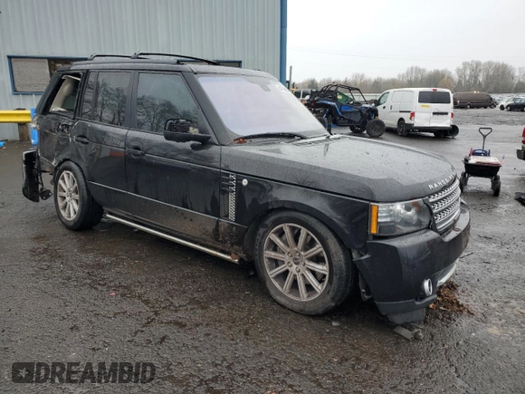 2012 Land Rover Range Rover SC with VIN SALMF1E49CA377225, listed as a Copart auction lot 84719684 with 72,098 mi miles and Salvage title. Bid and sale history available at DreamBid. Image 4.