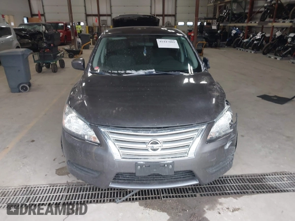 2015 Nissan Sentra S with VIN 3N1AB7AP3FY347486, listed as a IAAI auction lot 41447802 with Not Provided miles. Bid and sale history available at carsss.com. Image 11.