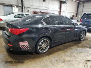 2015 Infiniti Q50 z VIN JN1BV7AR9FM396174, wystawiony jako Copart lot #50393685 z przebiegiem 110 824 mil mil oraz Szkoda całkowita • Salvage title. Historia ofert i sprzedaży dostępna na DreamBid. Obrazek 3.