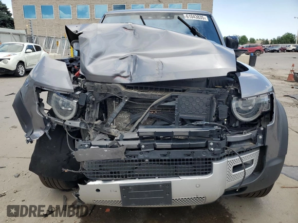 2020 Land Rover Defender HSE with VIN SALE9EEU6L2010232, listed as a Copart auction lot 61043835 with 59,479 mi miles and Salvage title. Bid and sale history available at DreamBid. Image 5.