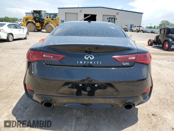2017 Infiniti Q60 Premium z VIN JN1CV7EK1HM110211, wystawiony jako Copart lot #54837424 z przebiegiem 77 152 mil mil oraz Szkoda całkowita • Salvage title. Historia ofert i sprzedaży dostępna na DreamBid. Obrazek 6.
