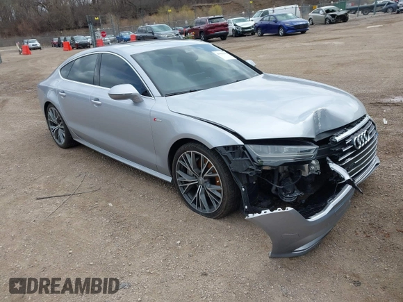 2016 Audi A7 3.0 Prestige with VIN WAU2GAFC0GN103537, listed as a IAAI auction lot 41915392 with 75,879 mi miles. Bid and sale history available at carsss.com. Image 1.