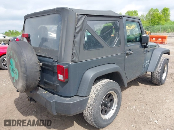2017 Jeep Wrangler Sport z VIN 1C4AJWAG0HL754381, wystawiony jako IAAI lot #42366858 z przebiegiem 35 760 mil mil oraz . Historia ofert i sprzedaży dostępna na DreamBid. Obrazek 4.