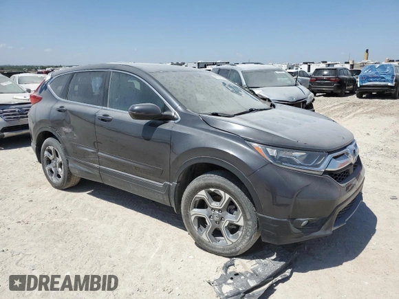 2017 Honda CR-V EX-L with VIN 5J6RW2H81HL032875, listed as a Copart auction lot 45604395 with 130,000 mi miles and Salvage Title. Bid and sale history available at DreamBid. Image 4.