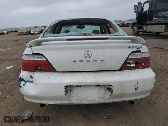 2003 Acura TL Type S with VIN 19UUA56893A061016, listed as a Copart auction lot 44974765 with 0 mi miles and Salvage Title. Bid and sale history available at carsss.com. Image 6.
