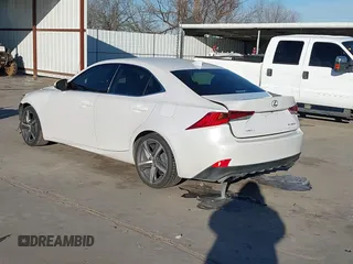 2017 Lexus IS with VIN JTHBA1D2XH5052532, listed as a IAAI auction lot 41623811 with 108,347 mi miles. Bid and sale history available at carsss.com. Image 3.