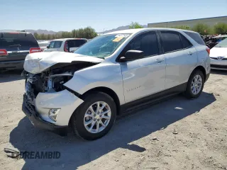 2021 Chevrolet Equinox LS z VIN 3GNAXSEV8MS107898, wystawiony jako Copart lot #54377145 z przebiegiem 35 833 mil mil oraz Szkoda całkowita • Salvage title. Historia ofert i sprzedaży dostępna na DreamBid. Obrazek 1.