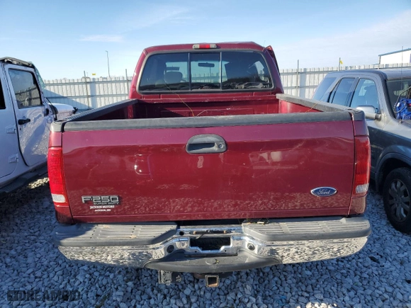 2004 Ford Super Duty F-250 XL with VIN 1FTNX21LX4EA85721, listed as a Copart auction lot 83968884 with 114,106 mi miles and Salvage Title. Bid and sale history available at carsss.com. Image 6.