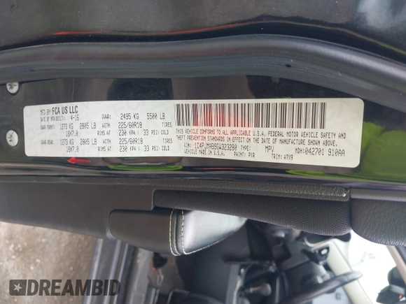 2016 Jeep Cherokee Sport with VIN 1C4PJMAB9GW323280, listed as a IAAI auction lot 42366989 with 151,332 mi miles and . Bid and sale history available at DreamBid. Image 9.