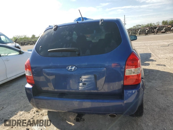 2008 Hyundai Tucson GLS with VIN KM8JM12B48U755567, listed as a Copart auction lot 75073514 with 0 mi miles and Non Repairable. Bid and sale history available at carsss.com. Image 6.