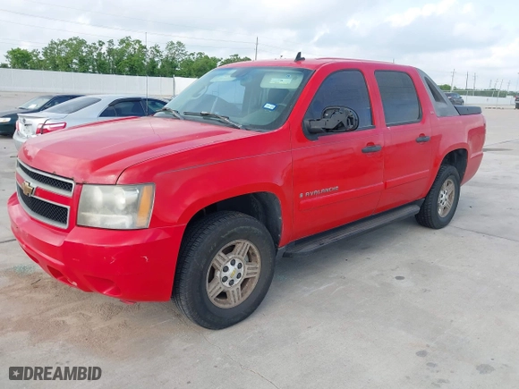 2007 Chevrolet Avalanche LTZ with VIN 3GNEC12J87G269109, listed as a IAAI auction lot 42058289 with 139,518 mi miles. Bid and sale history available at carsss.com. Image 2.