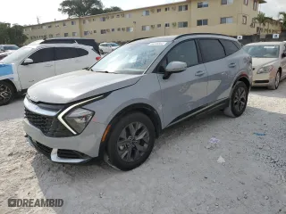 2023 Kia Sportage SX with VIN 5XYK43AF8PG133353, listed as a Copart auction lot 50358985 with 17,807 mi miles and Salvage Title. Bid and sale history available at carsss.com. Image 1.