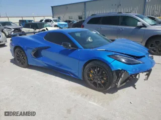 2025 Chevrolet Corvette 2LT with VIN 1G1YB3D40S5104689, listed as a Copart auction lot 49962765 with 5,744 mi miles and Salvage Title. Bid and sale history available at carsss.com. Image 4.