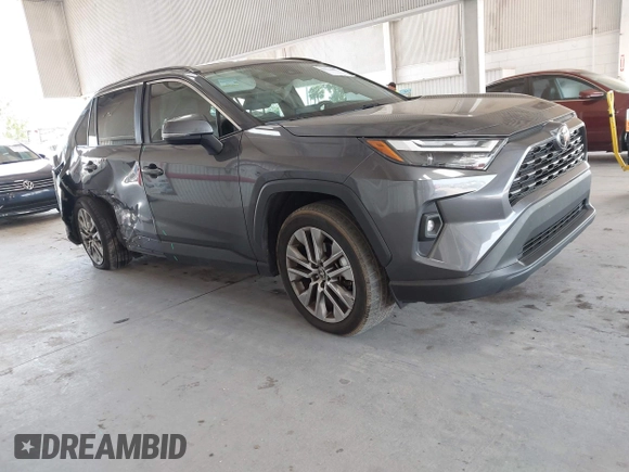 2022 Toyota RAV4 XLE Premium with VIN 2T3C1RFV8NC192497, listed as a IAAI auction lot 42336051 with 91,547 mi miles and . Bid and sale history available at DreamBid. Image 1.