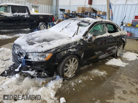 2015 Audi A3 2.0T Premium Plus with VIN WAUEFGFF5F1056542, listed as a Copart auction lot 38159544 with 70,259 mi miles. Bid and sale history available at carsss.com. Image 1.